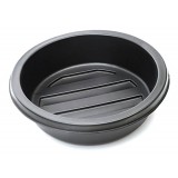 Maccourt PP2607 Small Whiskey Barrel Liner/Plantainer Black Pond