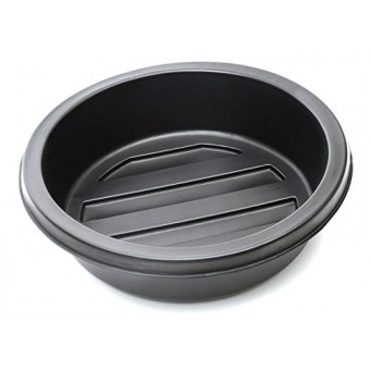 Maccourt PP2607 Small Whiskey Barrel Liner/Plantainer Black Pond