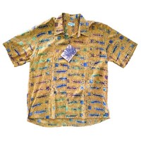 Mad Gringo The Fish Bones, Casual Tropical Hawaiian Beach Shirt
