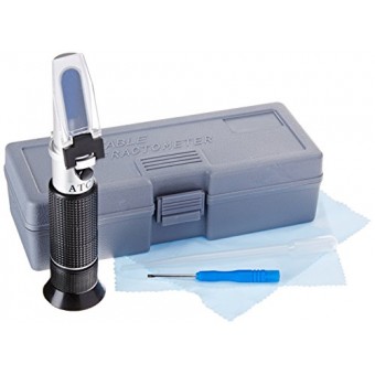 NEW RHS-10ATC 0-10% Salinity Refractometer Salt Water Aquarium