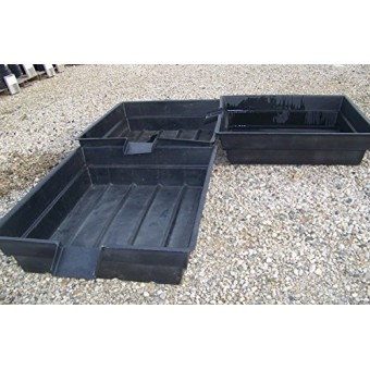 Three- Aquaponics - Hydroponics & Pond Grow Bed and Bio-Filter with 8".Spillw...