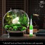 4 LUFFY Marimo Moss Balls - Aesthetically Beautiful & Create Healthy Environment - Eco-Friendly, Low Maintenance & Curbs Algae Growth - Shrimps & S...