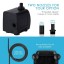 Maxesla Submersible Pump 145GPH (550L/H) Fountain Water Pump For Pond/Aquarium/Fish Tank/Statuary/Hydroponics with 5.9ft (1.8M) Power Cord