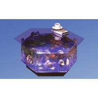 Long Octagon Aqua Coffee Table Aquarium