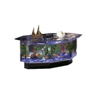 Midwest Tropical Aquarium Coffee Table w Six Sides