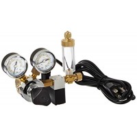 Milwaukee Instruments MA957 Dual-Valve CO2 Adjustable Flow Pressure Regulator, Dual Reading psi and kg/cm