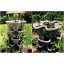 4 Tier Mr Stacky Vertical Planter with Grow Medium- Great for Vegetables, Strawberries, and Lettuces. Vertical Hydroponic Planter