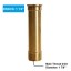 NAVA New Brass 1.5” DN40 Trumpet Petunia Fountain Nozzle Garden Pond Spray Sprinkler