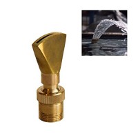 NAVADEAL 1/2” DN15 & 3/4” DN20 Brass Narrow Fan Jet Fountain Nozzle Spray Sprinkler Head