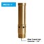 NAVADEAL 1" DN25 Brass Bubbling Foam Water Fountain Nozzle Spray Pond Sprinkler - For Garden Pond, Amusement Park, Museum, Library