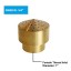 NAVADEAL 3/4 DN20 Brass Cluster Water Fountain Nozzle Spray Pond Sprinkler - For Garden Pond, Amusement Park, Museum, Library