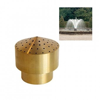 NAVADEAL 3/4 DN20 Brass Cluster Water Fountain Nozzle Spray Pond Sprinkler - For Garden Pond, Amusement Park, Museum, Library