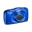 Nikon COOLPIX S33 Waterproof Digital Camera (Blue) (Discontinued by Manufacturer)