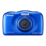 Nikon COOLPIX S33 Waterproof Digital Camera (Blue) (Discontinued by Manufacturer)