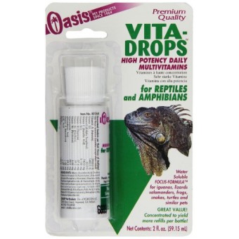 OASIS  #80268  Vita-Drops for Reptiles and Amphibians, 2-Ounce liquid multivitamins