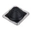 Oatey Roof flashing 14052 .25" ? 4" Master Flash? 8" x 8" base,  for use with profiled roofing materials and can be installed on every type of roof...