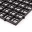 OBANGONG 6 Pcs Grid Isolate Board Divider Fish Tank Bottom Black Filter Tray Aquarium Crate