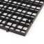 OBANGONG 6 Pcs Grid Isolate Board Divider Fish Tank Bottom Black Filter Tray Aquarium Crate