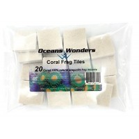 Oceans Wonders 20-Piece Coral Frag Tiles