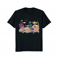 Mens Cool: Clown Fish Coral Reef Tropical Fish Shirt Outfit Gift 2XL Black
