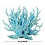 Pawliss Aquarium Decor Fish Tank Decoration Ornament Coral Blue