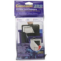 Penn Plax Cascade Hang-on Power Filter Replacement Cartridges - Three Count