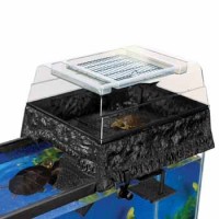 Penn Plax Turtle Tank Topper – Above-Tank Basking Platform for Turtle Aquariums, 17 x 14 x 10 Inches