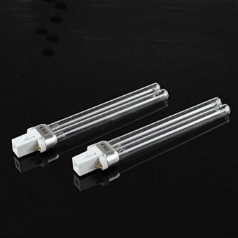 Aquarium Pumps & Filters 2 PCS Replacement UV Sterilizer 13W Watt Bulb G23 Base Pond Aquarium Filter