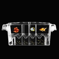 Petzilla PBI-3 Aquarium Fish Breeder Box for Hatchery, 8.1"x3.5"x4.1"