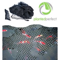 15 x 20 FT POND NET COVER - Easy Setup Pool and Fishpond Nylon Netting Protects Fish, Ponds and Koi from Birds and Leaves - Durable, See-Through Sa...
