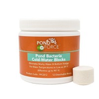 Pond Force Pond Bacteria Cold Water Blocks (Treats 12000 Gallons)