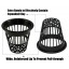 NP2AB: 2 Inch Black Slotted Mesh Net Pot for Hydroponics/Aquaponics/Orchids - 50 Pack