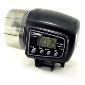 PPbean Small size LCD Automatic Auto Aquarium Tank Fish Food Feeder Feeding 4 Times Timer