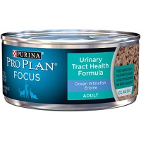 Purina Pro Plan FOCUS Adult Urinary Tract Health Formula Ocean Whitefish Entree Classic Wet Cat Food - (24) 5.5 oz. Cans
