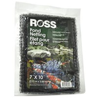 Ross Pond Netting (Keeps Leaves Out of Pond, Protects Aquatic Animals from Predators) Black, 7 feet x 10 feet
