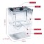 Saim Retangle Shape Breeding Divider Tank for Aquarium, Hang-On Breeding Box, Large