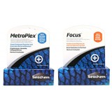 Seachem Aquarium Water Treatment Set - MetroPlex & Focus (5g Each) by Seachem