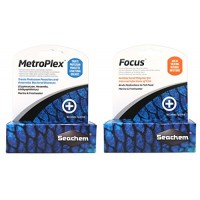 Seachem Aquarium Water Treatment Set - MetroPlex & Focus (5g Each) by Seachem