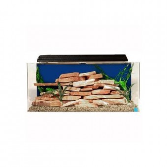 SeaClear 30 gal Show Acrylic Aquarium Combo Set, 36 by 12 by 16", Cobalt Blue