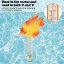 SENGKA Floating Pool Thermometer by with String, Shatter Resistant,for for Swimming Pool, Bath Water, Spas,Hot Tubs, Aquariums and Fish Ponds(Gold ...