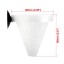 Senzeal 6x Aquarium Live Red Worm Fish Feeder Plastic Cone Cup Shape Basket Feeder for Feeding Fish