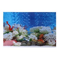 Shoresu Aquarium Poster Double Sided PVC Background Fish Tank Decoration Landscape 5240