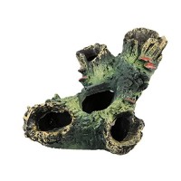 Aquarium Resin Ornaments Decoration Trunk Bole Driftwood for Fish Tank