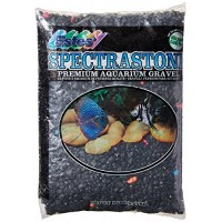 Spectrastone Permaglo Black Lagoon for Freshwater Aquariums, 5-Pound Bag