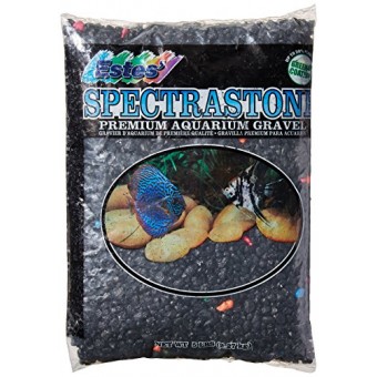 Spectrastone Permaglo Black Lagoon for Freshwater Aquariums, 5-Pound Bag