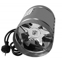 SPL 1000 STDF 6-Inch 240 CFM Air Duct Inline Hydroponic Booster Fan