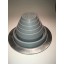 EAGLE 1: #3 Metal Roof Pipe Flashing Boot - Cut to Fit Almost Any Pipe - Flexible & Adjustable Roof Jack Pipe Boot - (Grey)