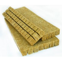 48 Rockwool Grow Cubes (1.5 Inches) - Growing Medium Starter Sheets (48 Per Pack)