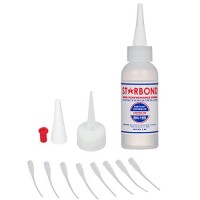 Starbond EM-150 Medium PREMIUM CA - Cyanoacrylate Adhesive Super Glue plus Extra Cap and Microtips (For Woodturning, Pen Turning, Hobby, Lapidary, ...