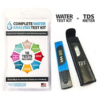 Complete Water Test Kit With TDS Meter - Home Testing With Results In Minutes